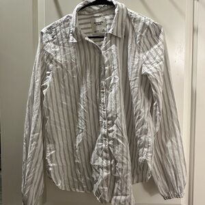 Abercrombie Striped Button-Up Shirt